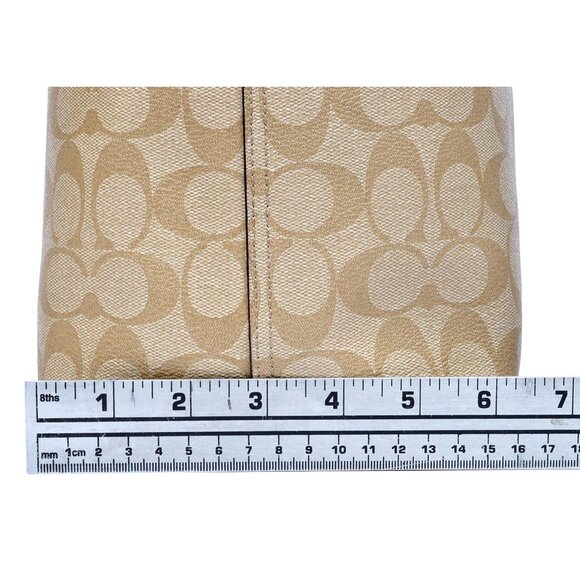 Coach Reversible Large Open Tote Beige/Pink Nice! - Picture 12 of 15